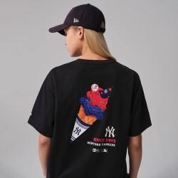 NEW ERA MLB冰淇淋系列印花圆领短袖T恤男女同款