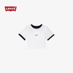 Levi's 李维斯女士美式复古假两件短袖打底T恤0019U