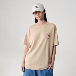 NEW ERA MLB NY印花短袖T恤男女同款宽松休闲t恤夏季新款潮