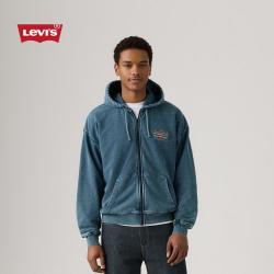 Levi's 李维斯男士美式印花连帽卫衣外套003W1