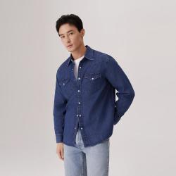 Levi's 蓝色牛仔长袖衬衫 85745