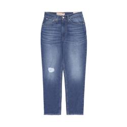 Levi's 女士蓝色休闲破洞牛仔裤
