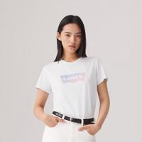 限尺码：Levi's 李维斯冰酷系列夏季款女士白色短袖T恤002YQ