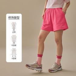 斯凯奇 运动短裤女五分裤女运动裤女短裤秋季