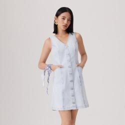 Levi's 李维斯春夏女士时尚休闲修身显瘦牛仔连衣裙