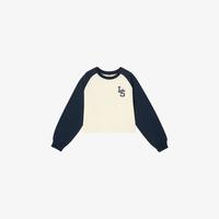 Levi's 李维斯女士复古休闲拼色LOGO套头卫衣0016B