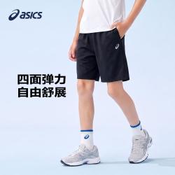 亚瑟士 儿童26年夏季舒适梭织短裤基础百搭轻盈舒适