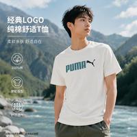 PUMA 夏季款圆领短袖男装上衣休闲舒适跑步健身训练时尚潮流运动T恤