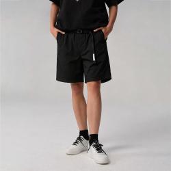 NEW ERA 印花短裤梭织五分裤男女休闲百搭运动裤子潮
