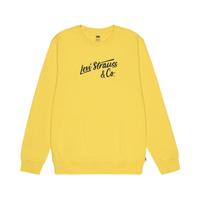 Levi's 黄色男士薄款圆领休闲卫衣