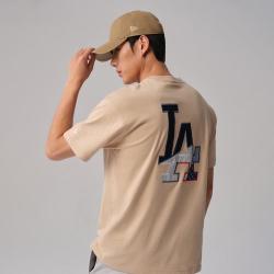 NEW ERA MLB滑板系列NY刺绣宽松圆领短袖T恤潮