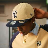 NEW ERA MLB重返滑板1990系列刺绣大标平檐棒球帽950帽子