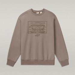 Levi's 男士圆领印花宽松卫衣