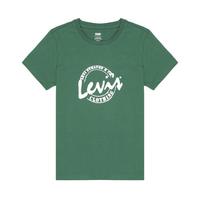 Levi's 女士深绿色印花休闲短袖T恤