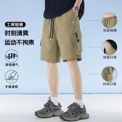 361° 夏季男士五分裤子时尚百搭透气潮流运动休闲工装短裤