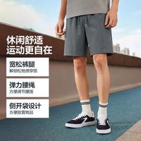 斯凯奇 休闲型动裤 男士运动短裤
