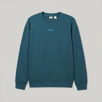 Levi's 李维斯男士美式休闲LOGO印花高街潮牌宽松圆领落肩长袖卫衣