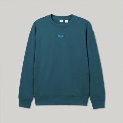 Levi's 李维斯男士美式休闲LOGO印花高街潮牌宽松圆领落肩长袖卫衣