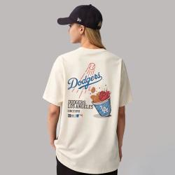 NEW ERA MLB宽松休闲百搭圆领短袖T恤 男女同款情侣款潮