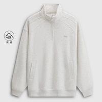 限尺码：Gap 女装春款压印logo宽松抓绒半拉链立领卫衣上衣829620