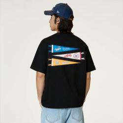NEW ERA MLB NY/LA背面印花舒适透气百搭圆领短袖T恤男女