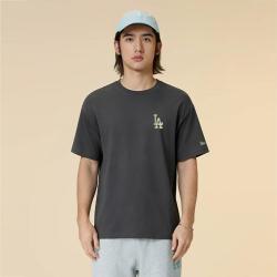 NEW ERA 春夏MLB短袖T恤LA刺绣圆领上衣男女宽松百搭潮
