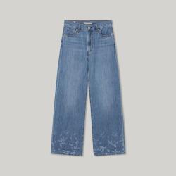 Levi's 【高腰显瘦】李维斯春夏女士高腰阔腿牛仔裤A6081