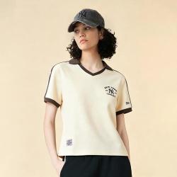 NEW ERA MLB青藤高校系列美式简约舒适短袖Polo衫 女款