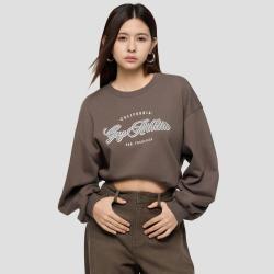 Gap 女装2026春季款logo胶印植绒宽松长袖卫衣休闲上衣859228