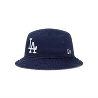 NEW ERA 男女潮搭款MLB渔夫帽LA情侣盆帽子