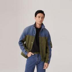 Levi's 李维斯春季男士拼接牛仔外套004YV