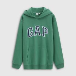 Gap 男女装2026春季款logo贴布绣宽松套头连帽衫卫衣上衣854298