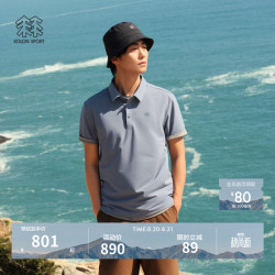 KOLON SPORT SECO POLO 吸湿速干 灰蓝色 XL 男士T恤