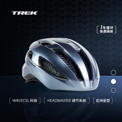 崔克 Starvos WaveCel 亚洲版山地车公路车舒适透气自行车头盔 锂灰色 M/L