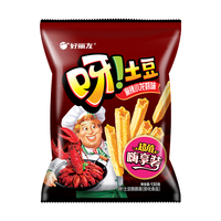 好丽友 呀 土豆 薯条 超值嗨享装 麻辣小龙虾味 130g