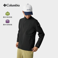Columbia 2026秋冬新品哥伦比亚户外男子拒水防风休闲运动软壳衣外套
