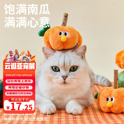 zeze 南瓜猫咪玩具木天蓼耐咬耐抓洁齿磨牙自嗨解闷猫薄荷玩具