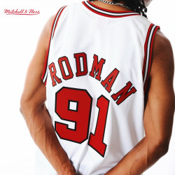 Mitchell&Ness 公牛队/马刺队/湖人队罗德曼NBA官方MN复刻91号球衣集合SW球迷版