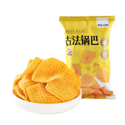薛记炒货 古法锅巴(麻辣味)80g*1袋 任选10件