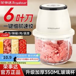 荣事达 捣蒜器电动压蒜器家用绞肉机小型蒜泥神器蒜泥捣碎器自动拉蒜器 基础款 0.3L