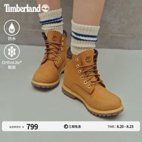 Timberland 踢不烂女鞋大黄靴马丁靴户外防水|8168R