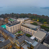 杭州望湖宾馆 阳台大床房2晚(连住)