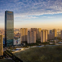 昆山金鹰尚美酒店 高级景观大床房（高楼层俯瞰城市景观 浴缸）2晚(连住)