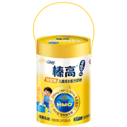 伊利 QQ星榛高铂金显眼包儿童成长奶粉4段3-12岁3600g CBP/DHA乳铁蛋白
