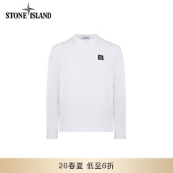 石头岛 男 长袖T恤 白色 XL