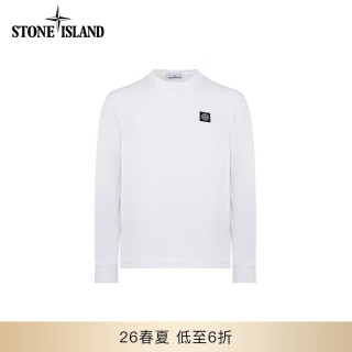 石头岛 男 长袖T恤 白色 XL
