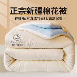 雅鹿 秋冬新疆棉花被芯加厚冬被春秋被保暖学生宿舍单双人家用被子四季