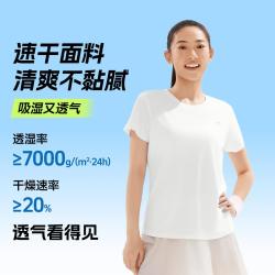 361° 夏季体考轻盈透气户外运动健身女式吸汗短袖女短T