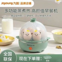 九阳 煮蛋器煮鸡蛋神器防干烧一层双层家用小型宝宝煮蛋器