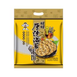 旺旺 厚烧海苔米饼雪饼膨化仙贝休闲解馋饼干烘焙儿童早餐零食小吃